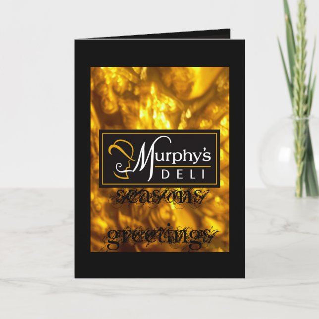 cartões de natal do supermercado fino de murphy (Frente)