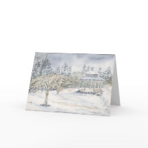 Cartões de Natal dobrados