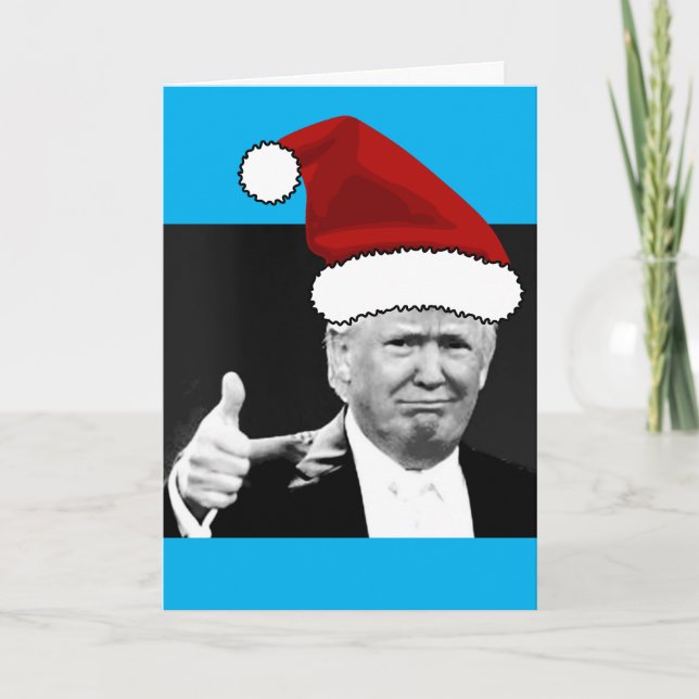 CARTÕES DE NATAL DONALD TRUMP (Frente)