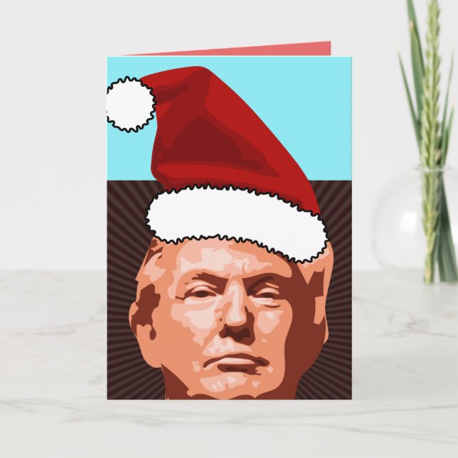 Cartões de Natal Engraçado Donald Trump (Frente)
