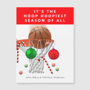 cartões de natal engraçados de basquete