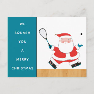 Cartões de Natal Engraçados de Squash