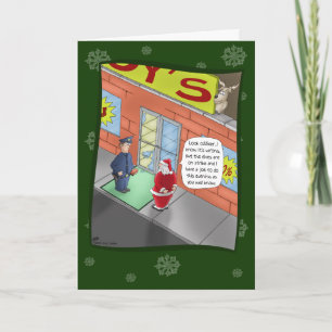Cartões de Natal Engraçados: Quebrando e Entrando