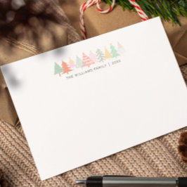 CARTÕES DE NATAL FAMILIARES Alegres Árvores de Nat