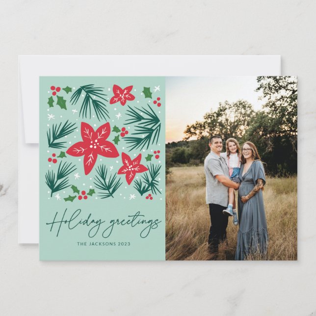 Cartões de natal Feliz Design de Natal (Frente)