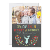 Cartões de Natal Florais