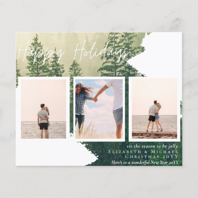 CARTÕES DE NATAL FOTOGRÁFICO - Colagem de Fotos Ur (Frente)