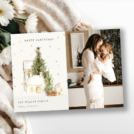 Cartões de natal Fotográficos de Casas de Árvore B