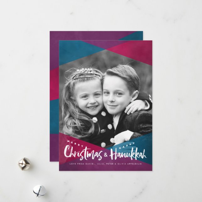 Cartões de natal Fotográficos de Natal Interreligi (Frente/Verso In Situ)