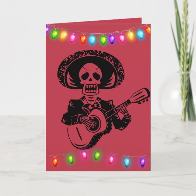 CARTÕES DE NATAL GÓTICOS ASSUSTADORES (Frente)