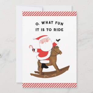 Cartões de Natal Holiday Horse Humor