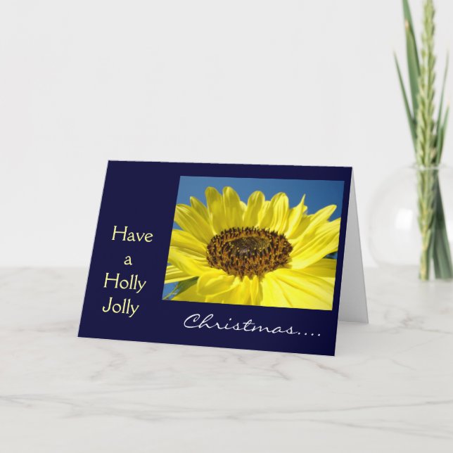 Cartões de natal Holly Jolly Christma Feliz ano no (Frente)