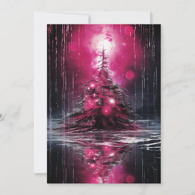 Cartões de Natal incomuns, estranhos e escuros (Frente)