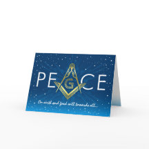 Cartões de Natal Masônicos | Feriado Freemasonry
