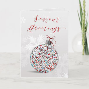 Cartões de natal Médicos Médicos