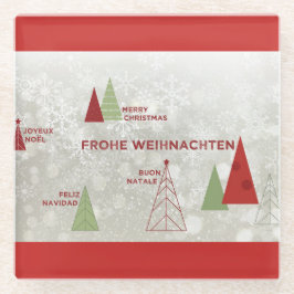 Cartões de natal Modernos de Natal Portas copos Ve