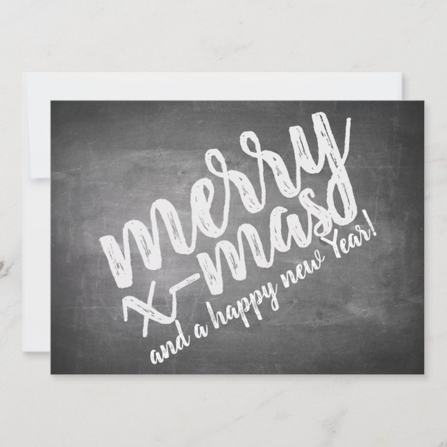 Cartões de natal no Conselho do giz (Frente)