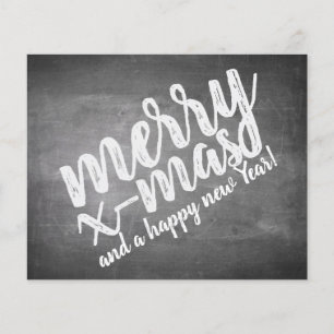 Cartões de natal no Conselho do giz