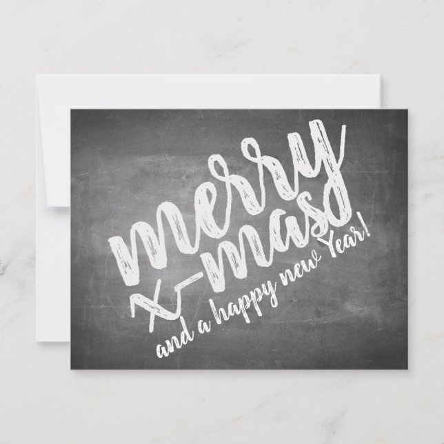 Cartões de natal no Conselho do giz (Frente)