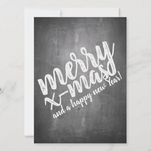 Cartões de natal no Conselho do giz (Frente)