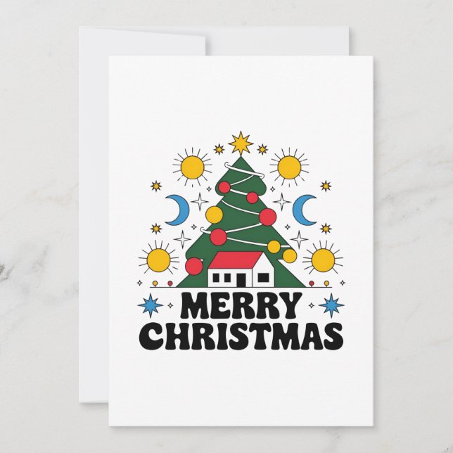 Cartões de Natal: Novo Modelo Festivo (Frente)