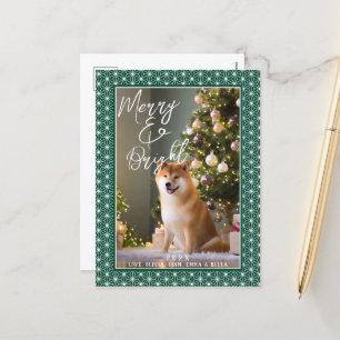 Cartões de Natal   Padrão de quimono japonês ASANO