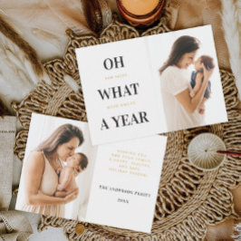 Cartões de Natal para a nova família de bebês