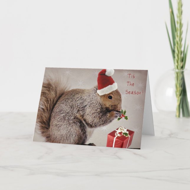 Cartões de natal para Amantes da Natureza (Frente)