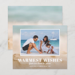 Cartões de Natal para Areia e Praia do Orçamento