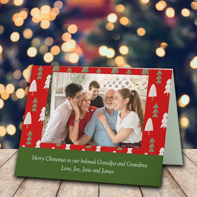 Cartões de natal para avós pais (Criador carregado)