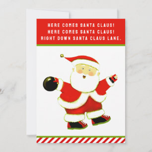 Cartões de Natal para boliches