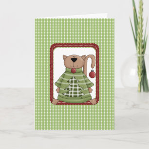 Cartões de Natal para Cat.