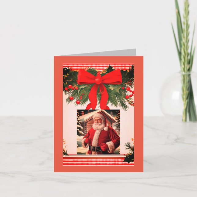 Cartões de natal para download Convite dobrado (Frente)