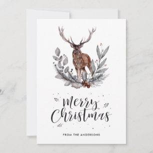 Cartões de Natal para Holly Deer Calliografia