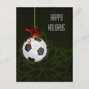Cartões de Natal para jogador de futebol