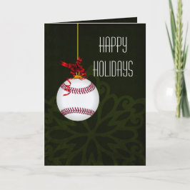 Cartões de Natal para um jogador de beisebol