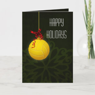 Cartões de Natal para voleibol