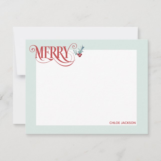 Cartões de Natal Personalizados (Frente)
