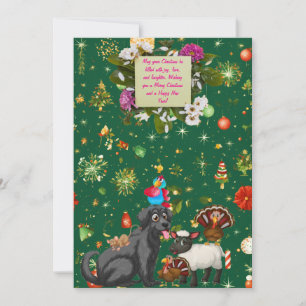 Cartões de natal Personalizados com Designs Festiv