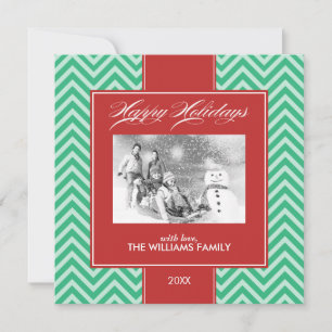 Cartões de natal Personalizados de Cavalos Verdes