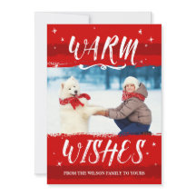 Cartões de Natal Personalizados - Desejos Quentes 