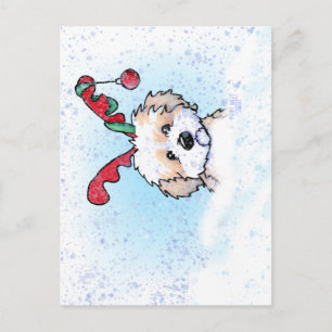 Cartões de Natal personalizados KiniArt Havanese