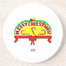 Cartões de natal Porta copos Sandstone