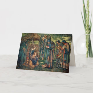 Cartões de Natal Pré-Raphaelite de Jesus