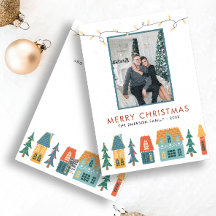 Cartões de Natal Retrô Fotográficos