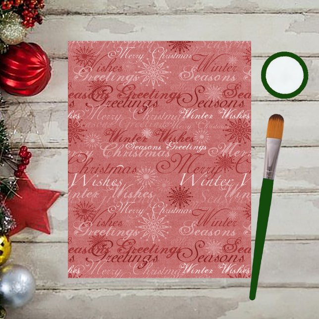 Cartões de natal Scrapbook Paper (Criador carregado)