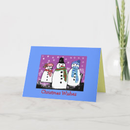 Cartões de Natal Snowfolk