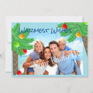 Cartões de natal tropical de Jolly Palm Trees