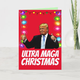 Cartões de Natal ULTRA MAGA DONALD