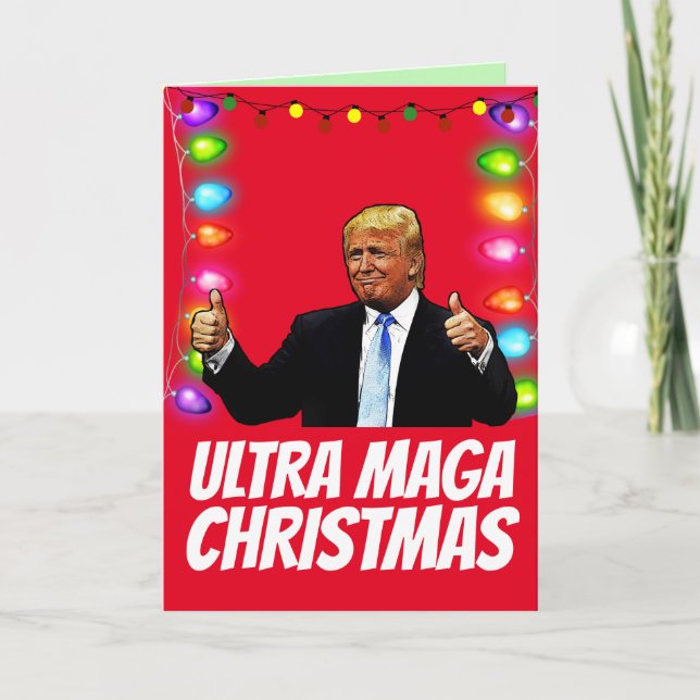 Cartões de Natal ULTRA MAGA DONALD (Frente)